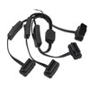 OBDII Flat Noodle Cable 16 Pin 1 in 3 Splitter