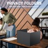 24-Pack Desk Dividers for Students, Plastic Privacy Shields Folders for