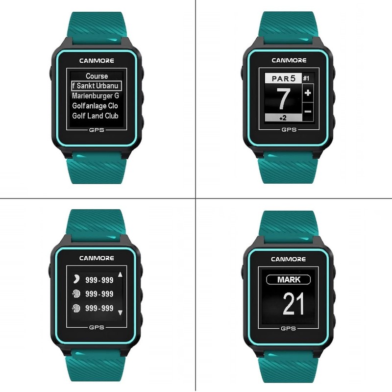 CANMORE TW356 GPS Golf Watch (Turquoise)