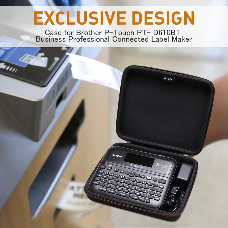 LTGEM Case Compatible with Brother P-Touch PT- D610BT / PT-D410