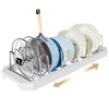 Yorbay Extendable Pot Lid Holder for Cupboard Drawer: Expandable Pans