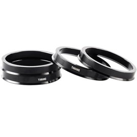 YANANGPARTS 64.1 to 73.1 Black Hub Centric Rings (Pack of 4) Aluminium Alloy Wheel Center Rings Hubrings 73.1 to 64.1 ID=64.1mm OD=73.1mm