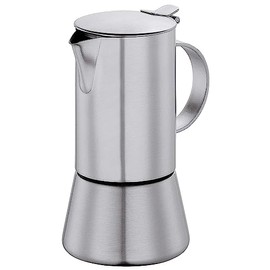 Cilio Espresso Maker Aida for 4 Cups, Silver