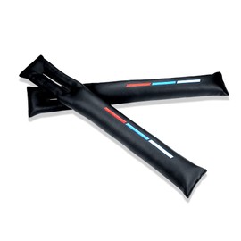 Nosxxus Car Seat Gap Filler, Seat Gap Filler for Car, Pack of 2 PU Leather Interior Seat Gap Filler, Car Seat Gap Plug, Suitable for Most Models of Cars (Black)