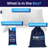 Sidney Sleep Adjustable Curved Contour Fill Pillow – Queen Size