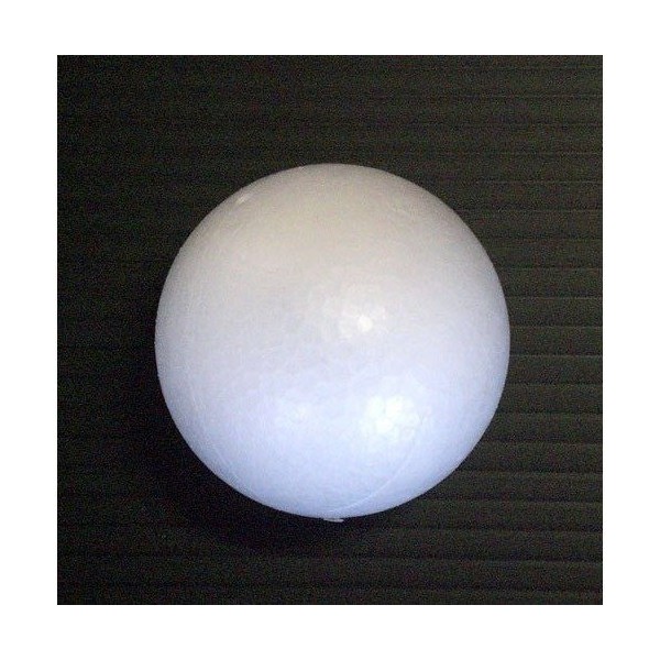 Styrofoam Round Ball Diameter 3.1 inches (8.0 cm), White