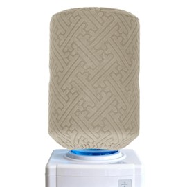 sourcing map Water Dispenser Barrel Dust Cover, Reusable Durable Fabric Water Dispenser Decorative Cover Elastic Fabric Cooler Protector for 5 Gallon Home Office, Coffee