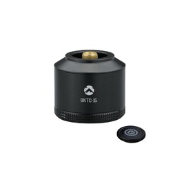 CAMPINGMOON Refillable Gas Canister Empty Pocket Tank for Gas Lantern Backpacking Camping 15g Black BKTC-15
