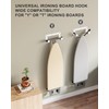 MUSVOH 2PC Ironing Board Hanger Wall Mount Stainless Steel, Y