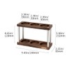 watchget Espresso Coffee Tamper Station Double-Deck Espresso Tamper Storage Stand