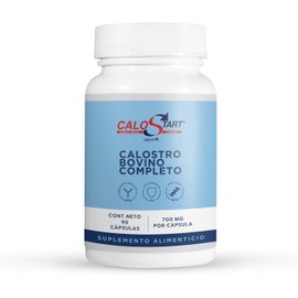 CALOSTART™ Calostro Bovino Completo 2100 mg por Dosis | 90 Cápsulas | 20% Inmunoglobulina | Refuerzo Inmunológico Natural | Sin Gluten, Azúcar ni Conservadores