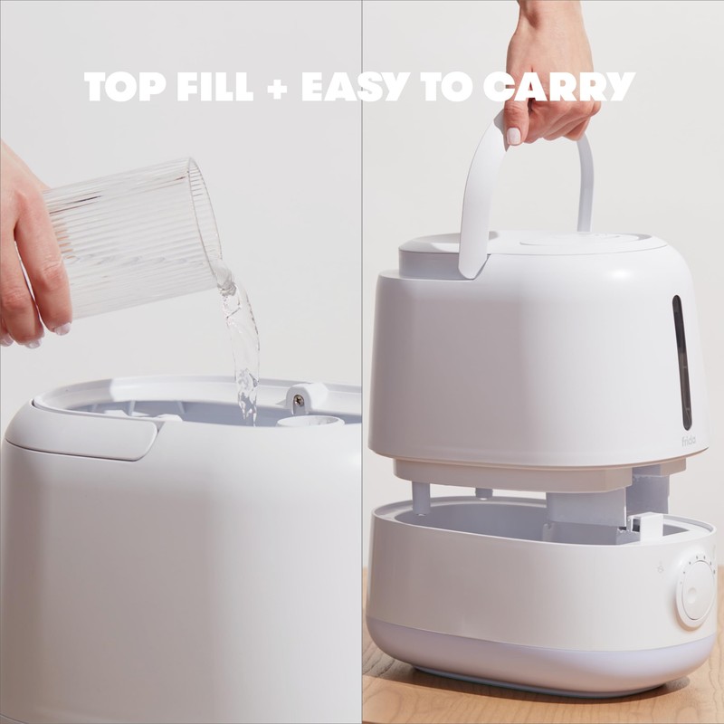Frida Baby 3-in-1 XL Top Fill Humidifier for Bedroom, Allergy