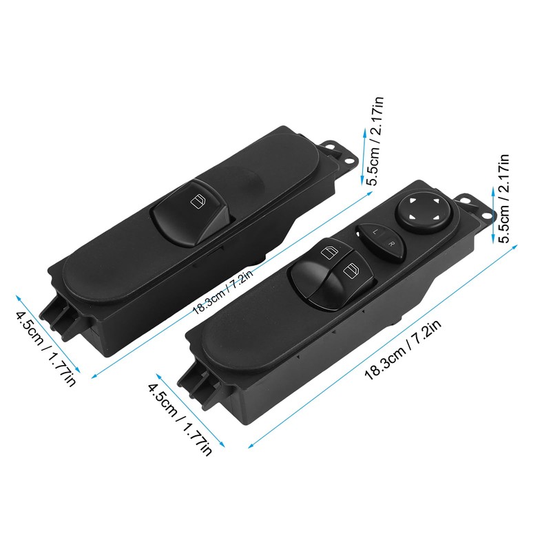 Asudaro Window Regulator Switch Switch Unit Front Left & Right