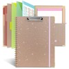 Clipboard Folio with Storage Clipboards Padfolio Notebook for Letter Size