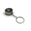 H-Customs Wheel Rim Car Tuning Colourful Effect Keyring Pendant Colourful