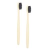 SEVENHEAD 2 PCS Bamboo Toothbrushes With Soft Bristles for Adults