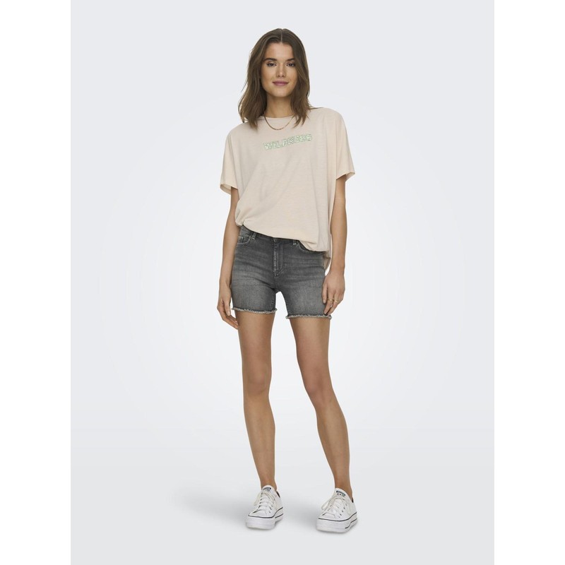 ONLY ONLBLUSH Female Denim Shorts Medium Waist Normal Cut Denim