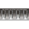 Strong Irish Coat of Arms Pub Glasses - Set of