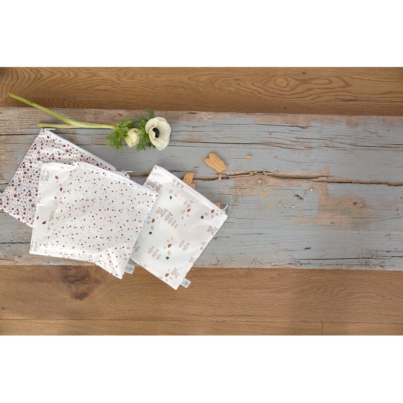 LÄSSIG LÄSSIG Reusable Storage Bag, Snack Bag, 2 Pieces /