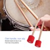2PCS Bass Foam Drum Mallet Oak Handle EVA Foam Head