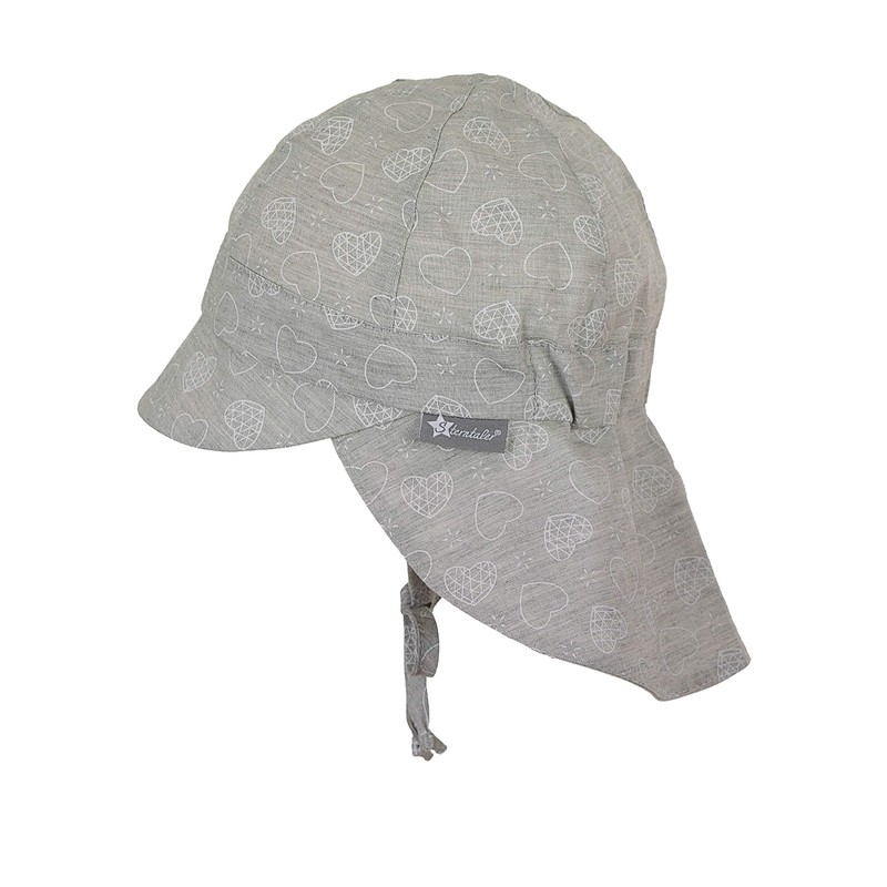 Sterntaler Girls Hat, Grey (light grey 518), XS