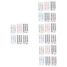 Operitacx 4 Sätze Bunte Vintage Lesezeichen Selbstklebende Index Tabs Für Notizen Bücher Und Planer Für Schule Büro Und Zuhause Stabile Und Einfache Anwendung 6 Blätter * 4