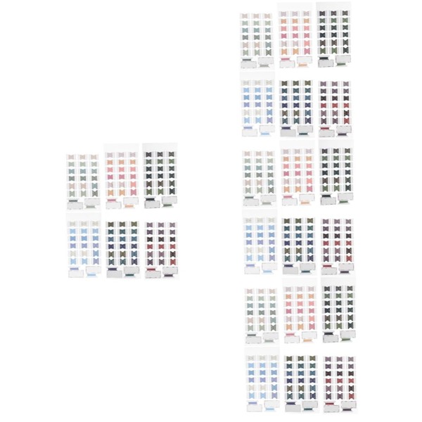 Operitacx 4 Sätze Bunte Vintage Lesezeichen Selbstklebende Index Tabs Für