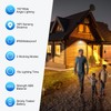 Solar Lights Outdoor, 10 Pack Solar Motion Sensor Outdoor Lights