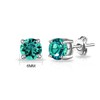 Philip Jones May (Emerald) Birthstone Earrings Created with Zircondia® Crystals