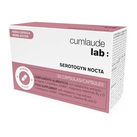 YUAKUOD UDE Lab Serotogyn Nocta Complemento Alimenticio Indicado para Combatir el Insomnio Durante la Menopausia, con Melatonina, Magnesio, Vitaminas 