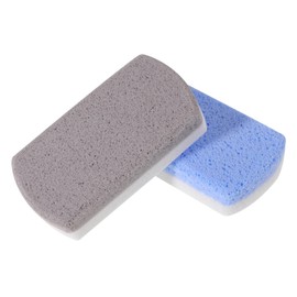 Healvian 2pcs Double-color Foot Callus Remover Coarse and Exfoliating Tools for Dead Skin and Calluses Ergonomic Design for Home Pedicure and Foot Care