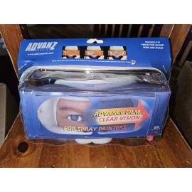 Advanz 🥽 ADVANZ GOGGLES - Clear - for Spray Painting with 25 Film Advances