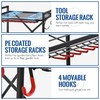 Mythinglogic Garden Tool Organizer for Garage, Yard Tool Rack with