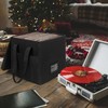 BQKOZFIN Record Case, Vinyl Record Storage Box, L43 x Width