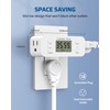 DEWENWILS 7 Day Heavy Duty Timers for Electrical Outlets, Dual