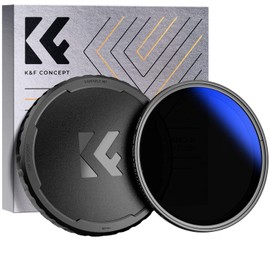 K&F Concept 67mm Variable ND2-400 Filter With Cap, K Pro Fader ND2 to ND400 (9 Stop) Adjustable Neutral Density Lens Filter Multi Coated for Camera Lens