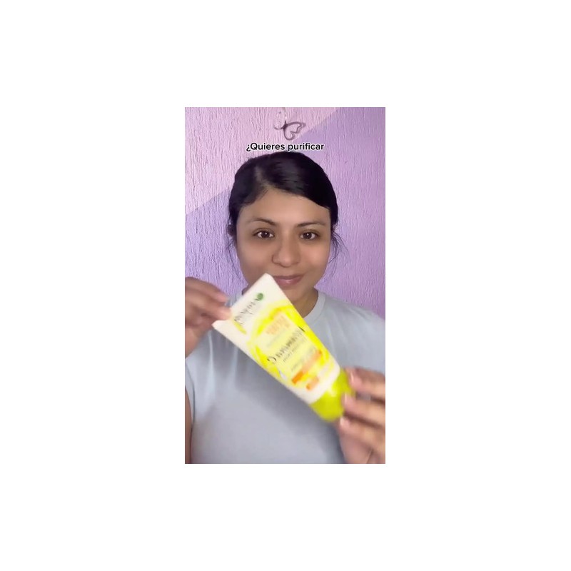 Garnier Skin Active Limpiador Facial Express Aclara Antimanchas Vitamina Piel