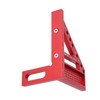 Carpenter Square Hole Scribing Ruler 45 90 Degree Aluminum Alloy