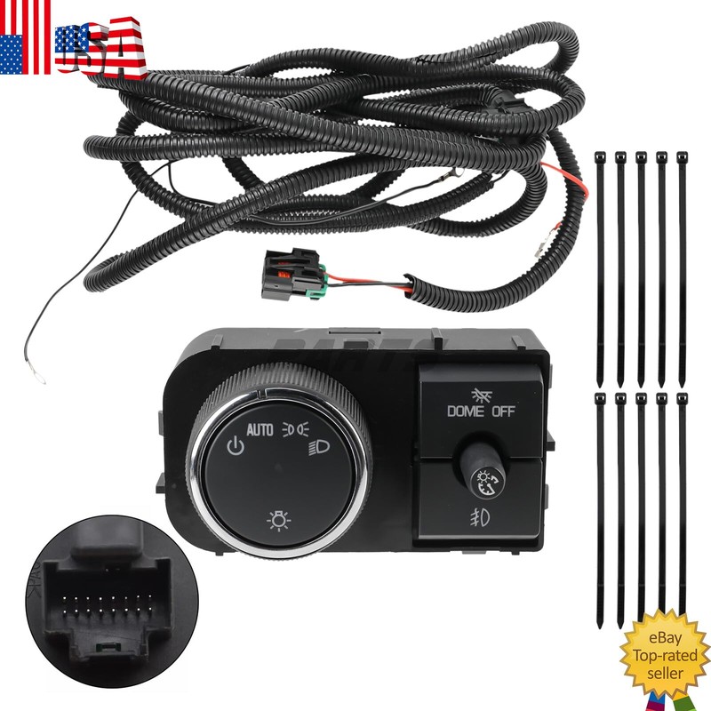 Replacement Parts for Fog Light Wiring Harness & Switch for