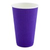Restaurantware 20 Ounce Ripple Insulated Coffee Cups 250 Double Wall