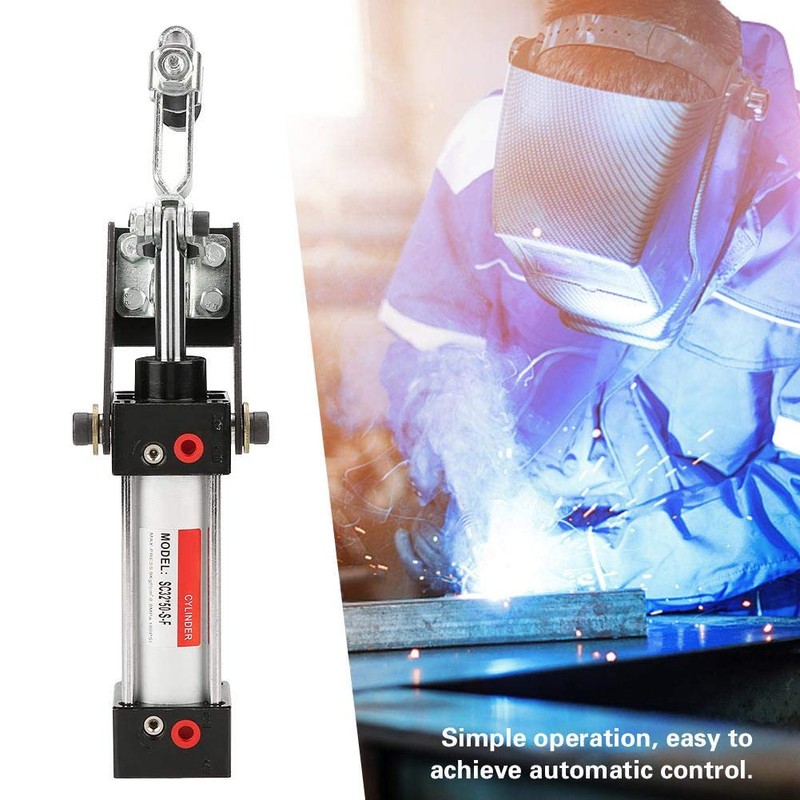 Pneumatic Clamp,Akozon Professional Cylinder Pneumatic Hold 300mm GH-12130 Use in