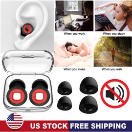 Unbranded Reusable Silicone Ear Plugs Noise Cancelling Earplugs Protector Study Sleep Swim