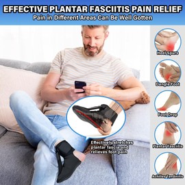 Plantar Fasciitis Relief Night Splint,Planters Facetious Brace Relief with Arch Support for Sleeping, Foot Drop ,Achilles Tendonitis ,Planters Facetious Relief Night Sling for Women & Men(Small）