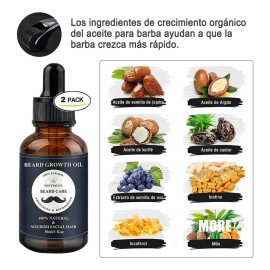 Kit Barba Cuidado Para Hombres, Herramientas De Aseo 12pcs