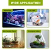 Swirge Betta Broken Barrel Decor Fish Tank Accessories, Resin Fish