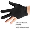 PATIKIL 3 Fingers Pool Gloves, 4 Packs Billiard Gloves Left