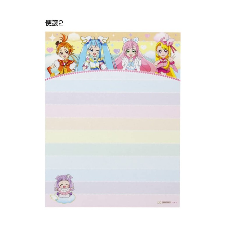 Sunstar Stationery Pretty Cure Letter Pretty Cure Pattern 7744340A