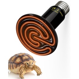 ShiawaseforU Ceramic Heater, Thermal Bulb, Infrared Heat Dissipation, For Reptiles, Turtles, Small Animals, Pet Heater