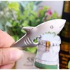 Shark Keyring with Bottle Opener in Silver / Bottle Opener