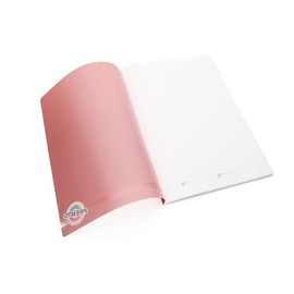 Premier Stationery A4 Manuscript Book Durable Cover. 120 Ruled Pages with Margin. Gorgeous Ketchup Red Colour.